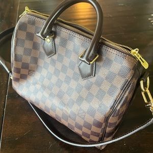 Coated Canvas Brown Small Tote Inspired